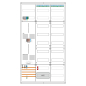 Preview: Schiegl Zählerschrank 1 Zähler, TSG, 2 Verteiler, APZ, 3.HZ, 1400mm